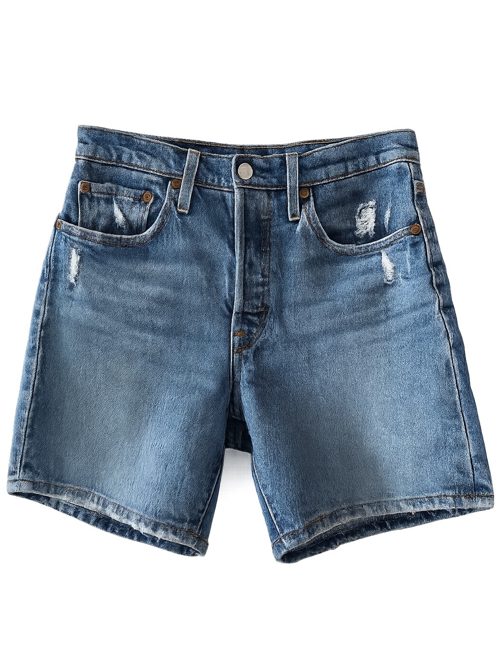 Levi's 501 Mid-Thigh Bermuda Denim Shorts - Size 26